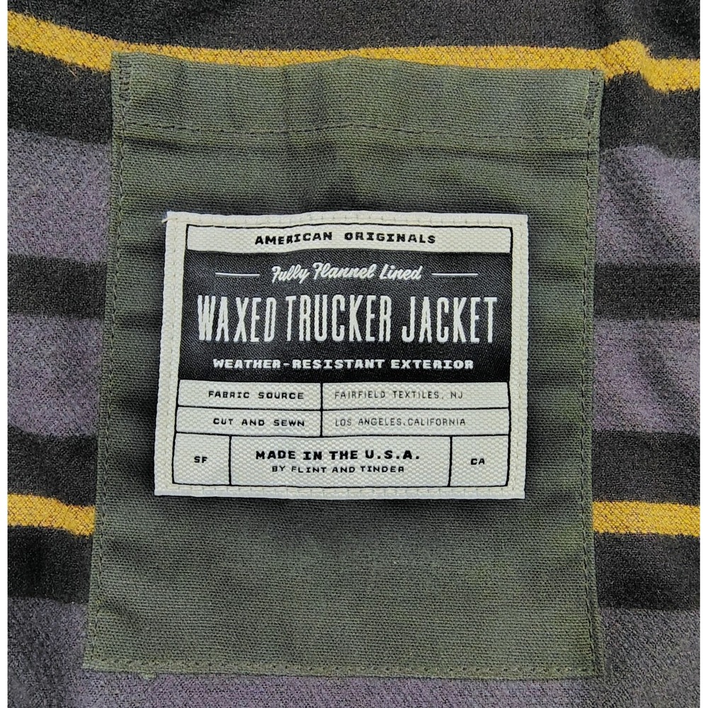 Flint and Tinder Men's Jacket Waxed Trucker Jacket Medium HBO's The Last of us - Picture 5 of 13